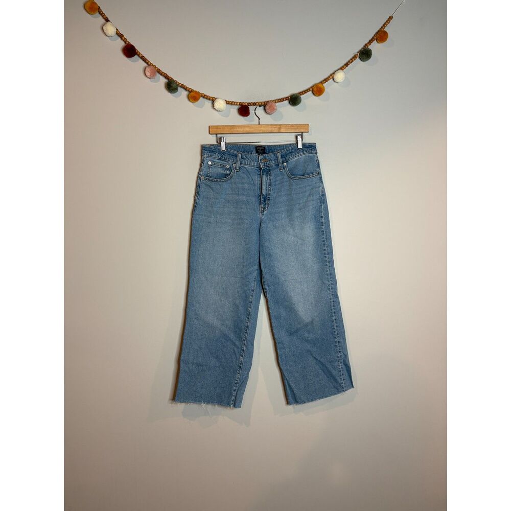 J. Crew Wide Leg Crop jeans